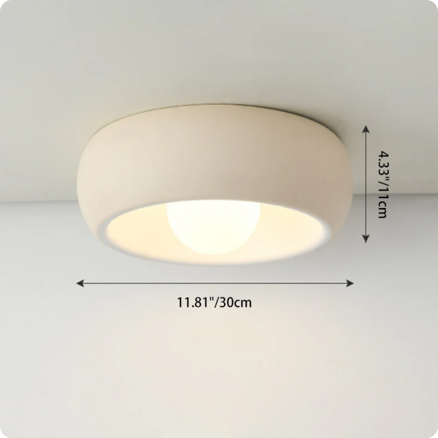 Plafonnier nid d'oiseau rond moderne en métal pour une lumière douce - PlafonnierDeco