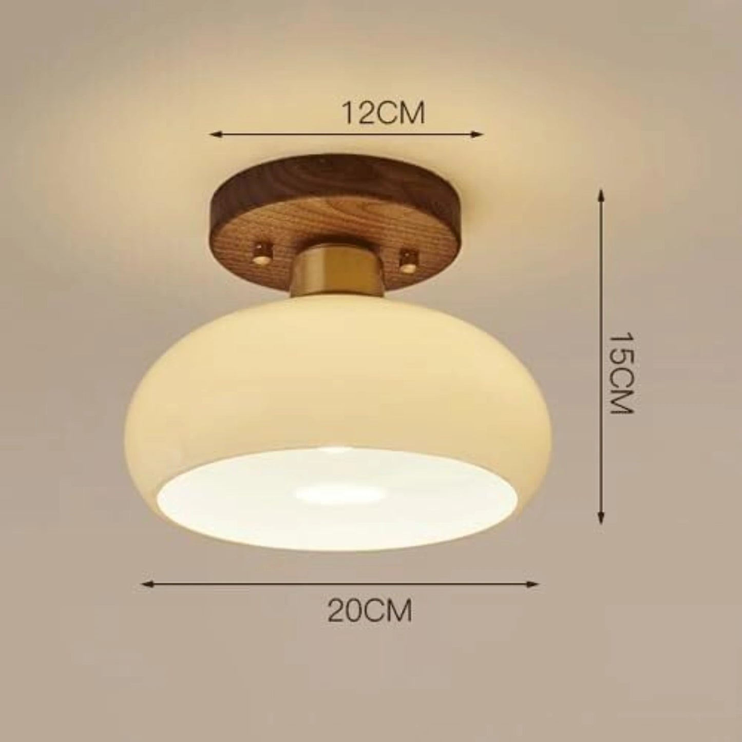 Plafonnier design laiton et verre dépoli – Lumière douce et chic - PlafonnierDeco