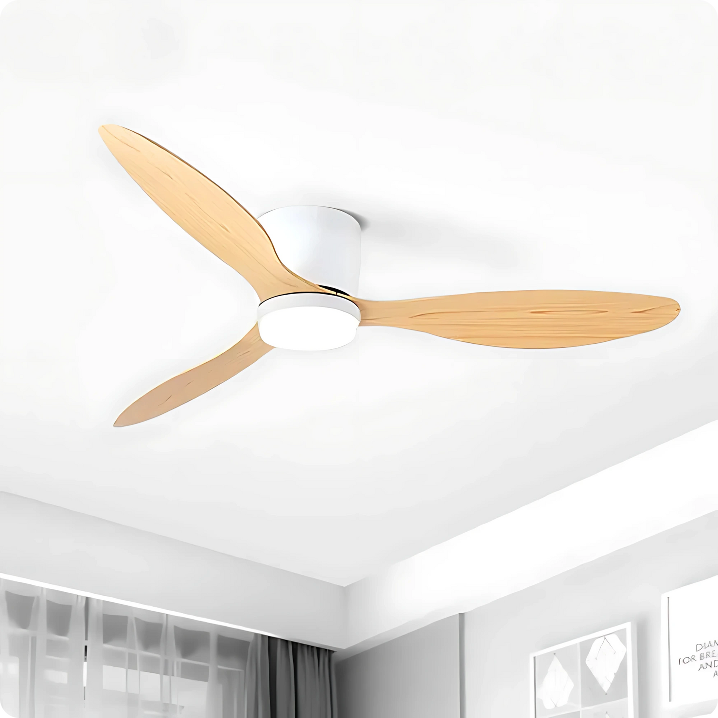 Plafonnier Ventilateur LED Moderne - Télécommande & Éclairage Variable - PlafonnierDeco