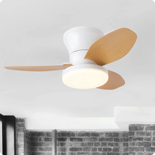 Plafonnier Ventilateur à 3 Pales - LED Réglable avec Télécommande - PlafonnierDeco