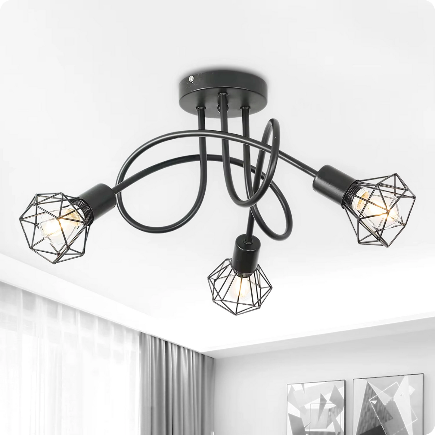 Plafonnier Design Multi-branches Style Moderne LED - PlafonnierDeco