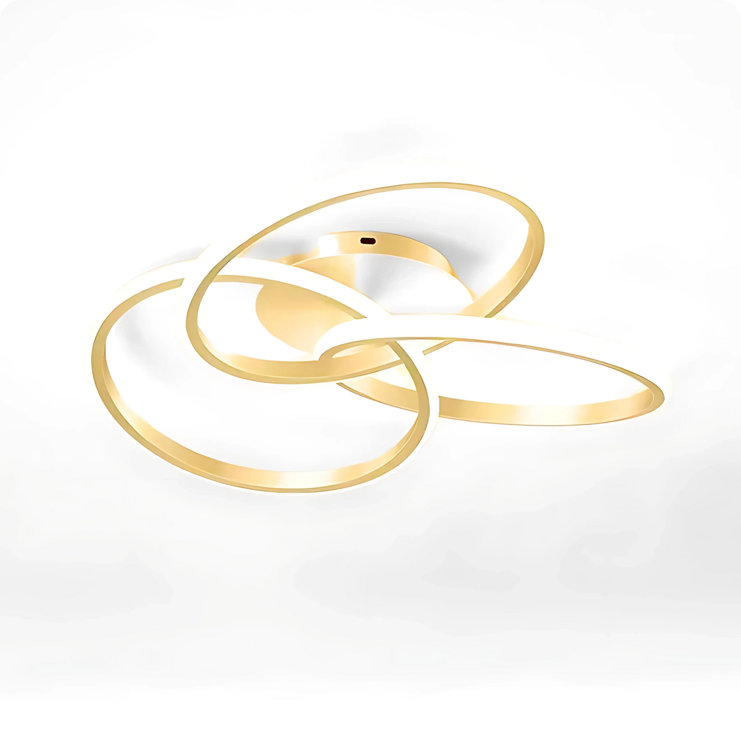 Plafonnier Moderne Acrylique Style Trèfle | LED Intensité Tricolore Réglable - PlafonnierDeco