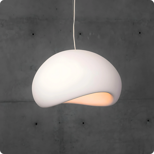 Plafonnier Moderne LED – Suspension E27 en Fer Peint Blanc Élégant - PlafonnierDeco