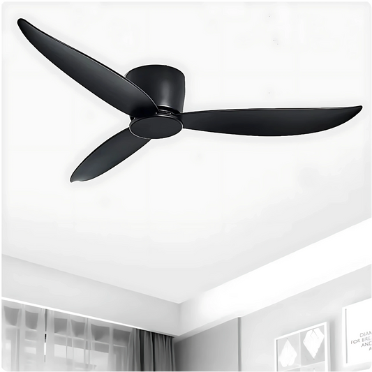 Plafonnier Ventilateur Moderne - Lames ABS Réversibles - PlafonnierDeco