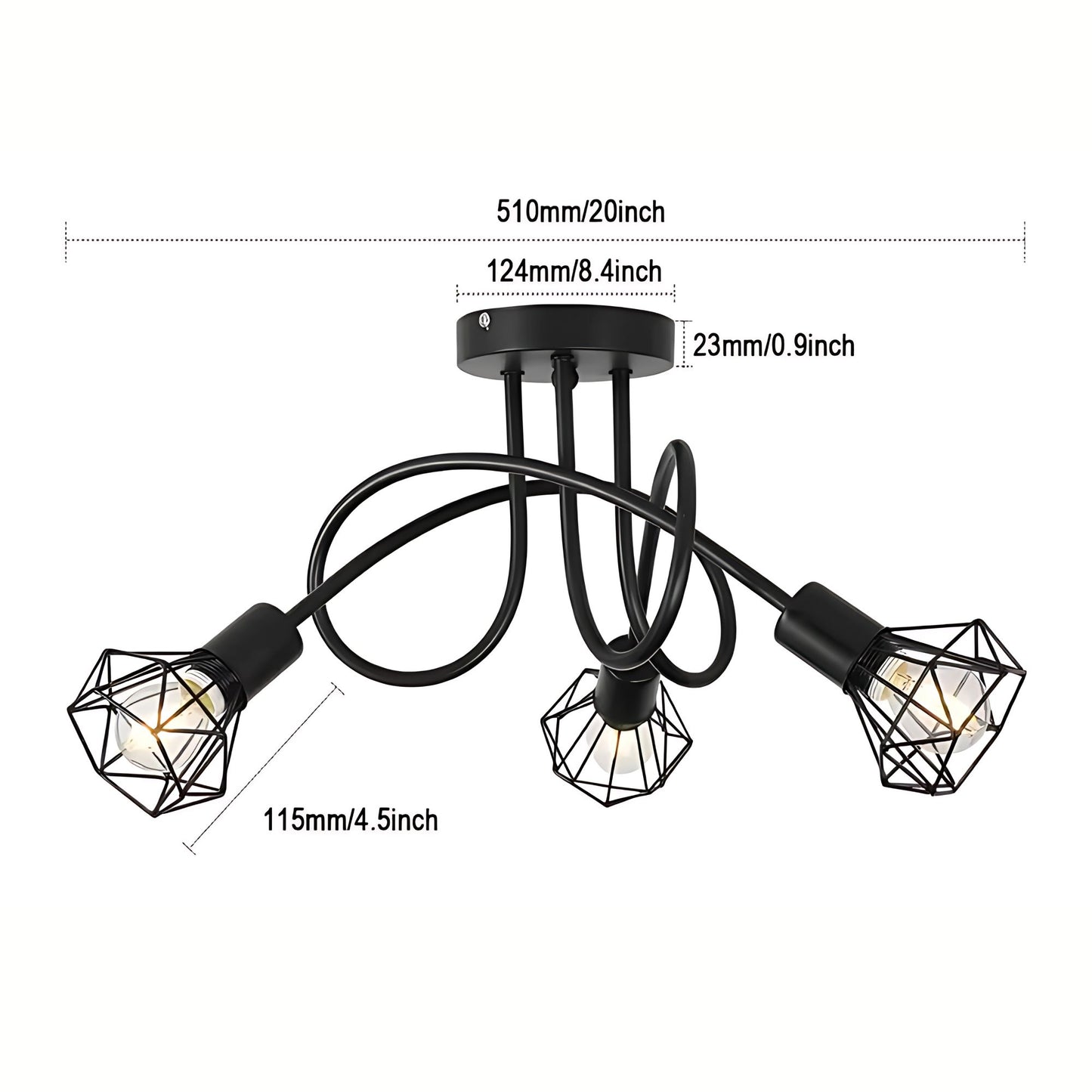 Plafonnier Design Multi-branches Style Moderne LED - PlafonnierDeco