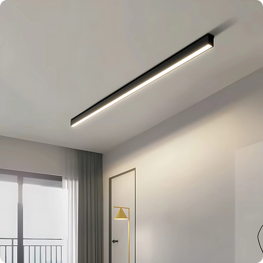 Plafonnier LED Longue Bande - Style Minimaliste Épuré - PlafonnierDeco