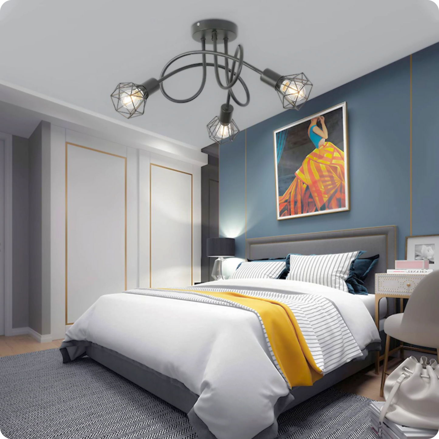 Plafonnier Design Multi-branches Style Moderne LED - PlafonnierDeco