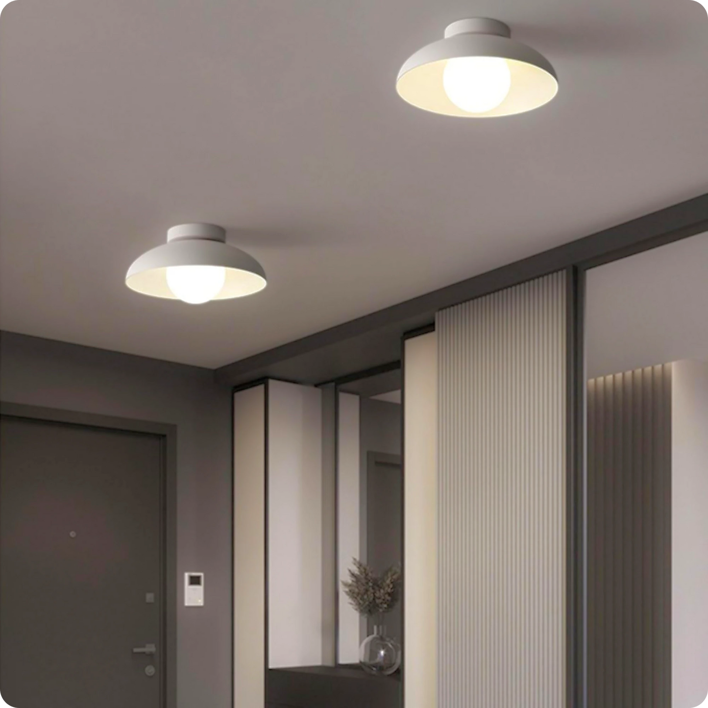 Plafonnier moderne en fer et verre avec style raffiné pour intérieur chic - PlafonnierDeco