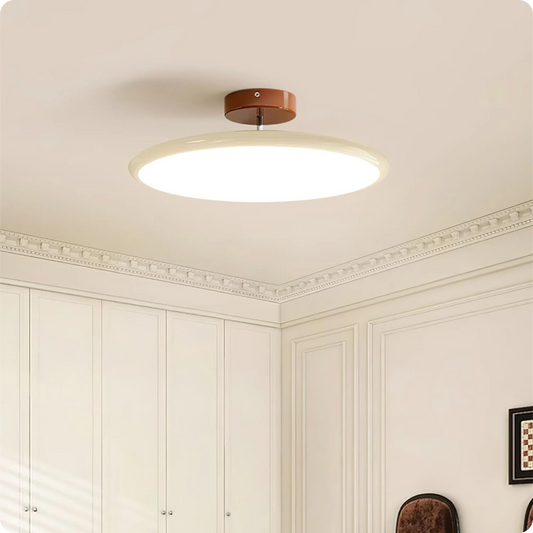 Plafonnier LED rond en métal avec design moderne et décoratif - PlafonnierDeco