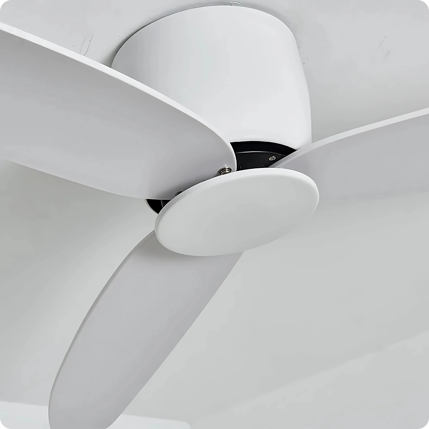 Plafonnier Ventilateur Moderne - Lames ABS Réversibles - PlafonnierDeco
