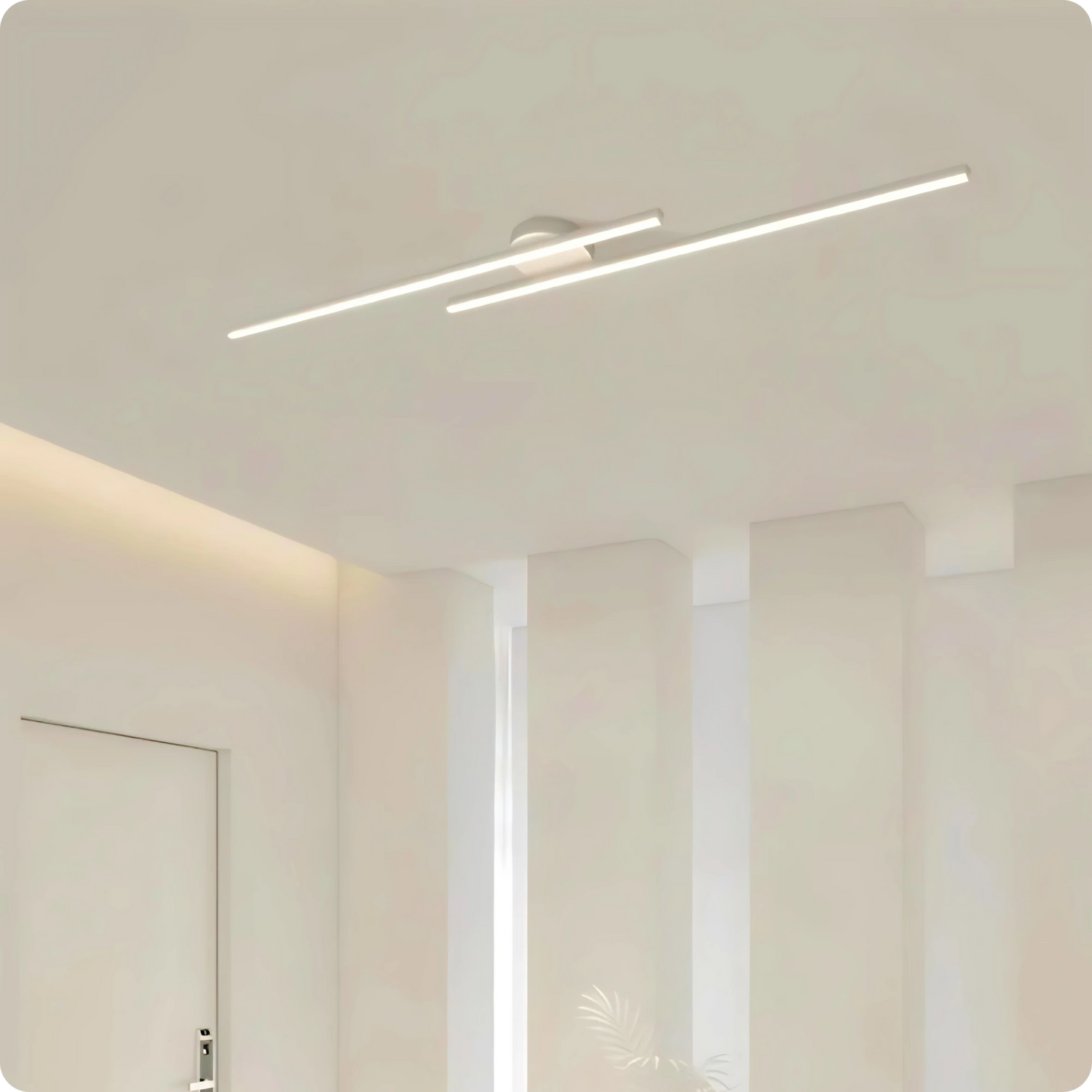 Plafonnier Barre LED Noir Mat - Intensité Ajustable - PlafonnierDeco