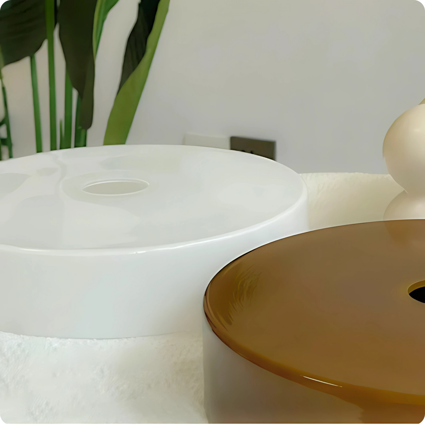 Plafonnier en verre laiteux vert moderne – Lumière LED élégante - PlafonnierDeco