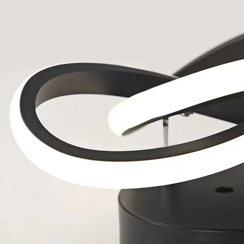 Plafonnier Moderne Forme Trèfle Aluminium & Silicone LED
