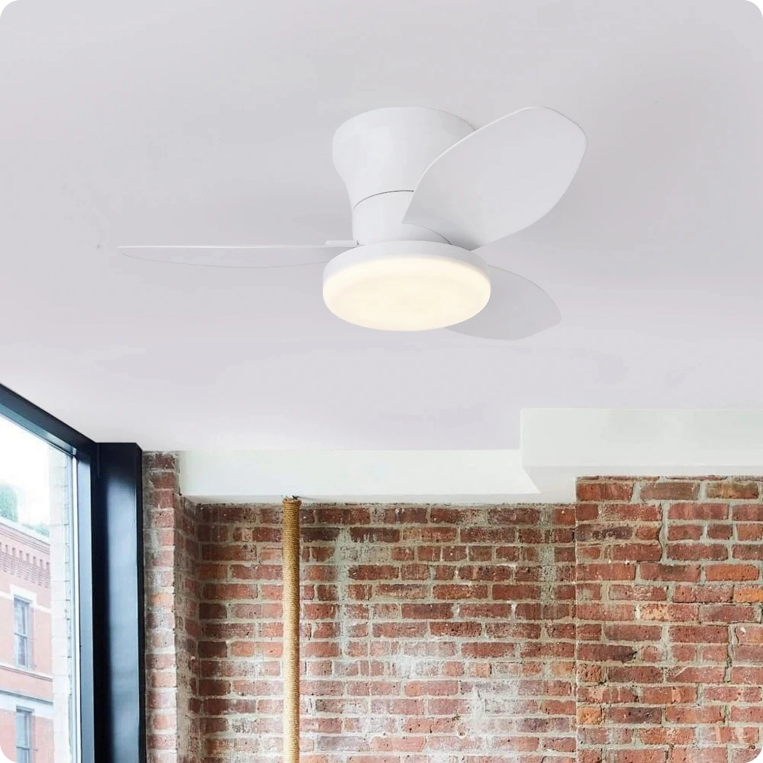 Plafonnier Ventilateur à 3 Pales - LED Réglable avec Télécommande - PlafonnierDeco