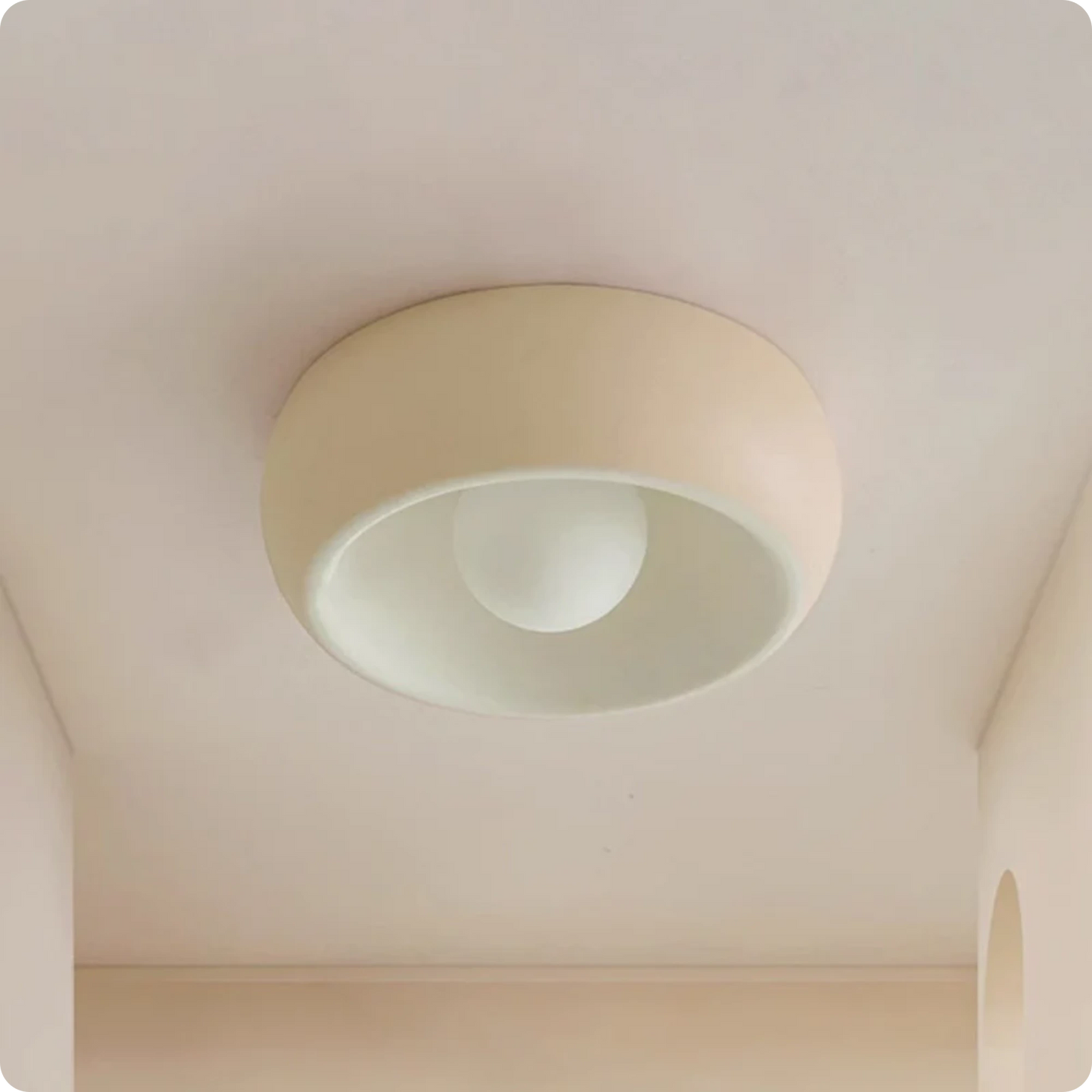 Plafonnier nid d'oiseau rond moderne en métal pour une lumière douce - PlafonnierDeco