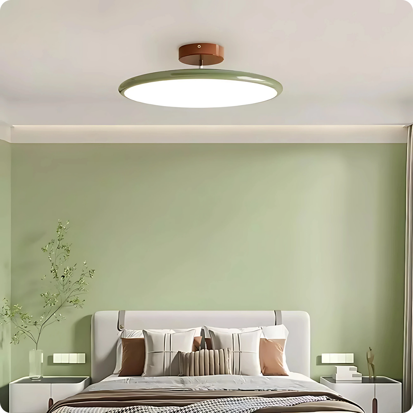 Plafonnier LED rond en métal avec design moderne et décoratif - PlafonnierDeco