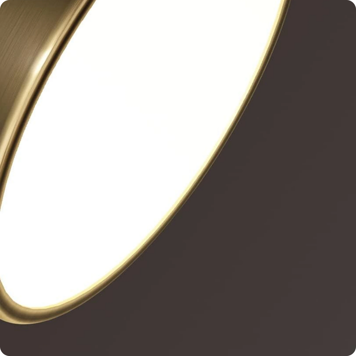 Plafonnier moderne cuivre brossé LED – Lumière chaleureuse et orientable - PlafonnierDeco