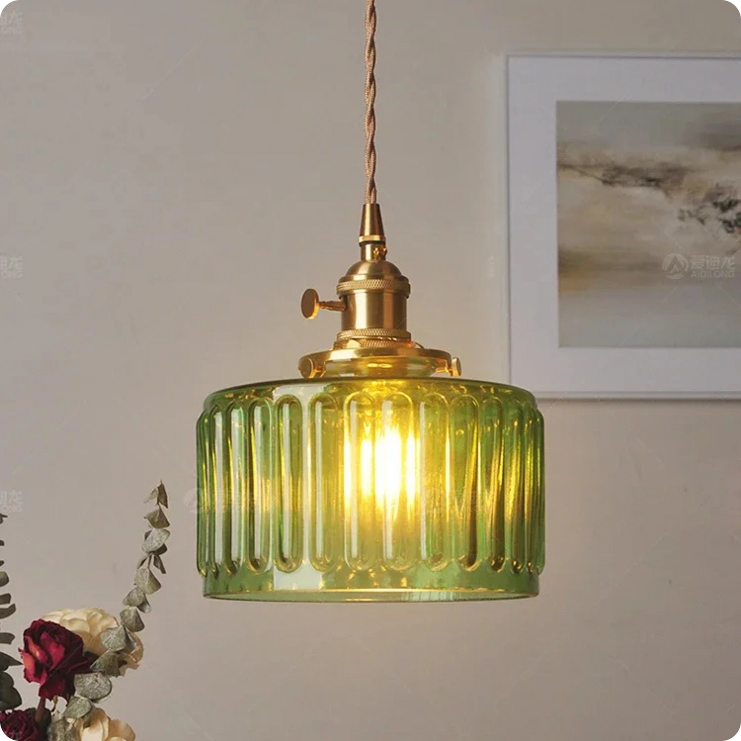 Plafonnier Verre Transparent Suspendu Moderne pour Intérieurs Tendance - PlafonnierDeco