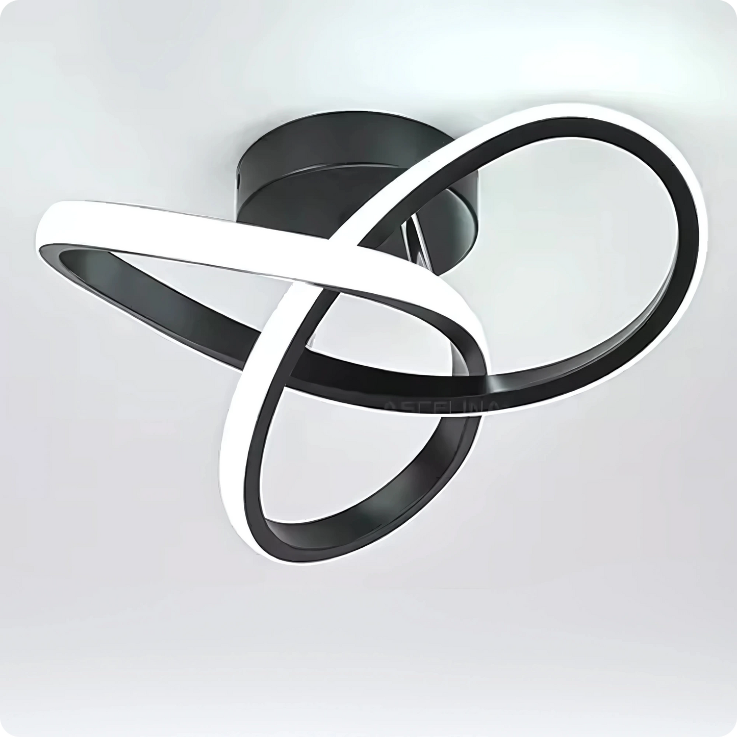 Plafonnier Moderne Acrylique Style Trèfle | LED Intensité Tricolore Réglable - PlafonnierDeco