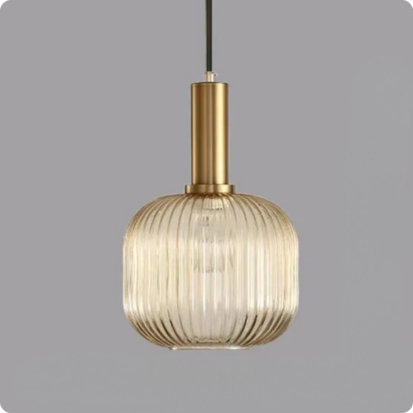 Plafonnier Verre Sculpté Suspendu - Design Moderne Élégant - PlafonnierDeco