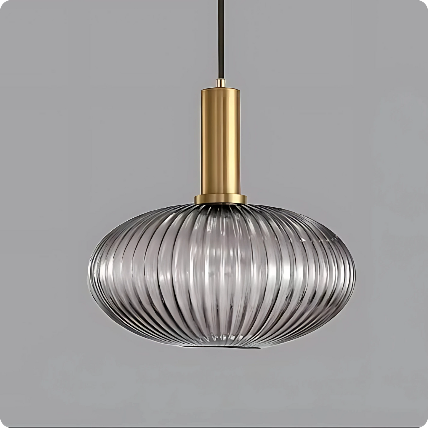 Plafonnier Verre Sculpté Suspendu - Design Moderne Élégant - PlafonnierDeco