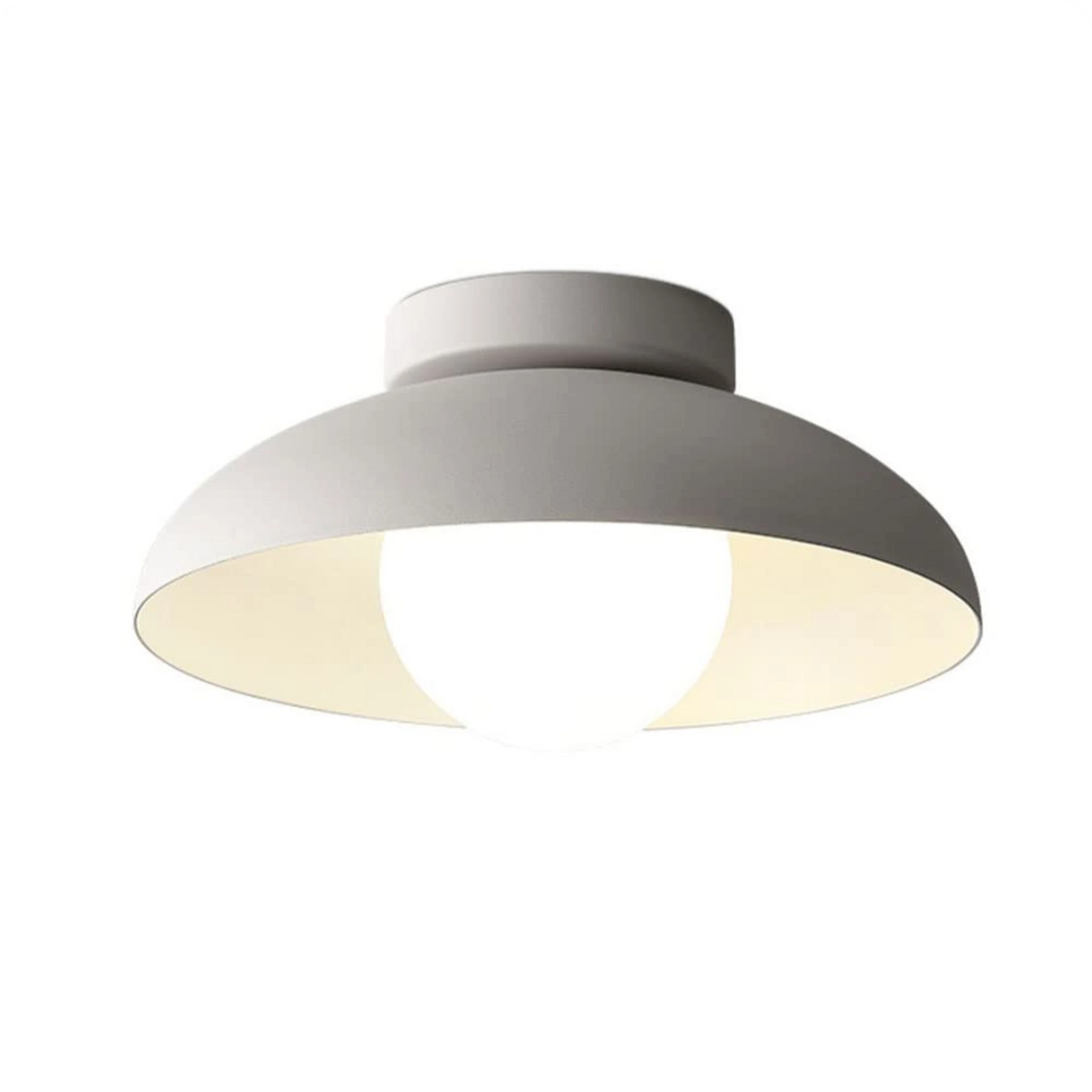 Plafonnier moderne en fer et verre avec style raffiné pour intérieur chic - PlafonnierDeco