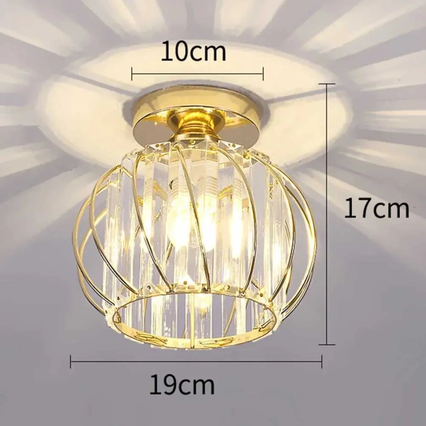 Plafonnier Métal et Verre au Look Contemporain pour Éclairage Accueillant - PlafonnierDeco