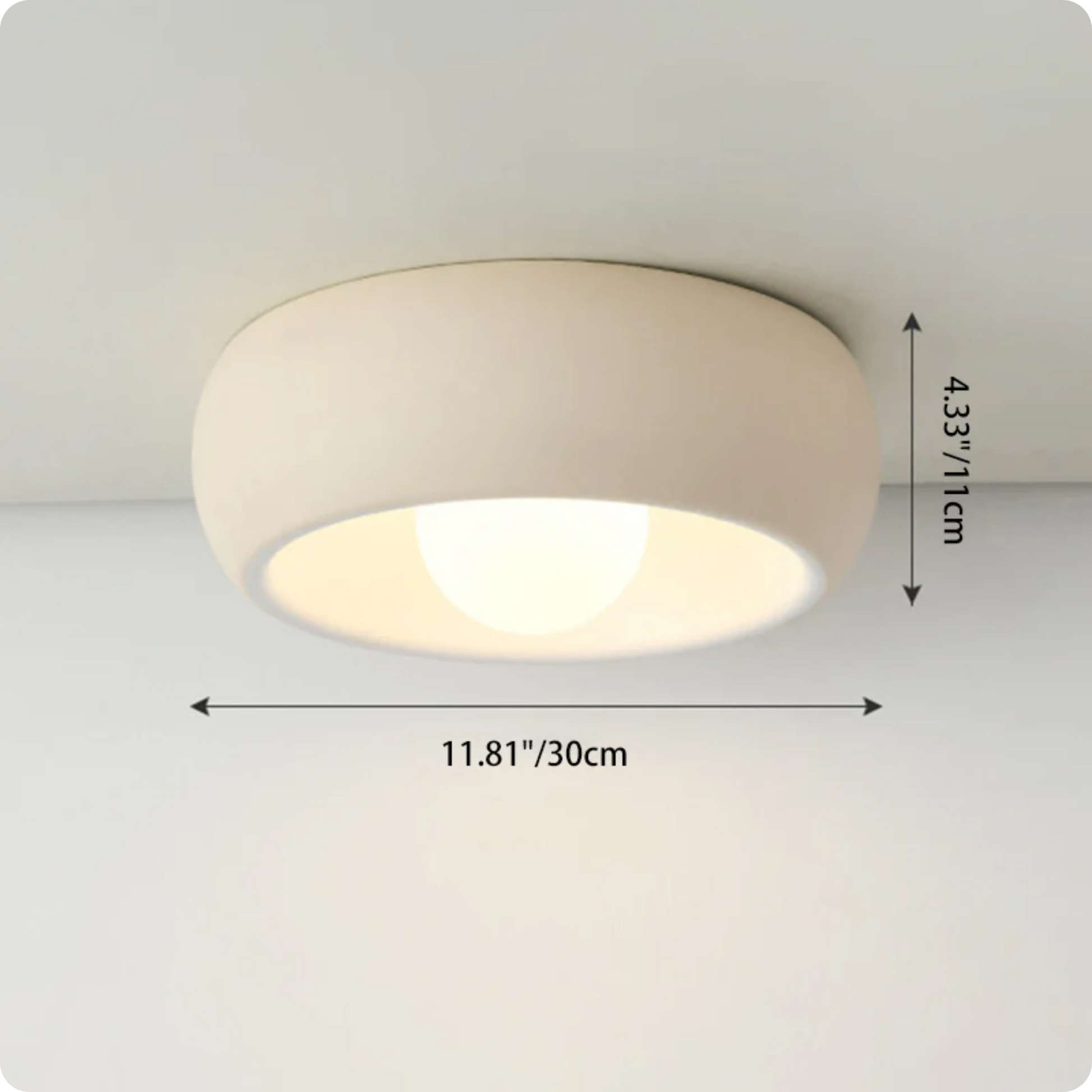 Plafonnier nid d'oiseau rond moderne en métal pour une lumière douce - PlafonnierDeco