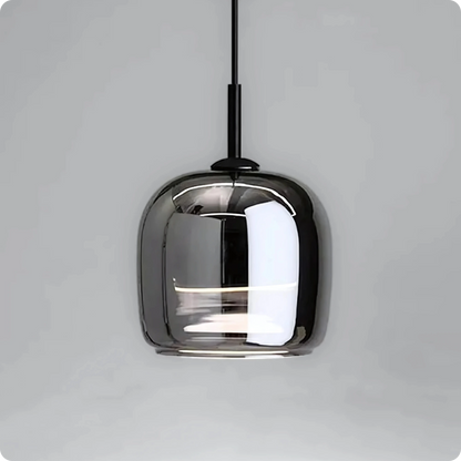 Plafonnier Suspension Design Verre Fumé LED à Intensité Réglable - PlafonnierDeco