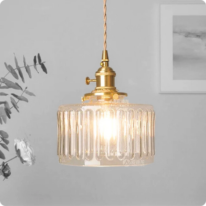 Plafonnier Verre Transparent Suspendu Moderne pour Intérieurs Tendance - PlafonnierDeco