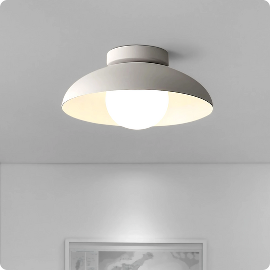 Plafonnier moderne en fer et verre avec style raffiné pour intérieur chic - PlafonnierDeco