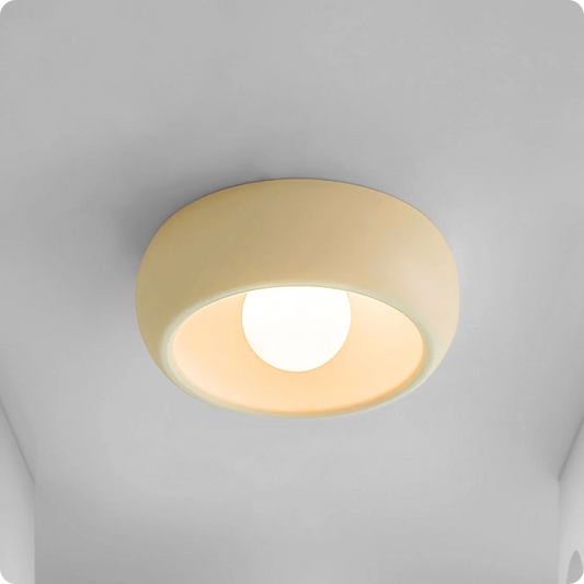 Plafonnier nid d'oiseau rond moderne en métal pour une lumière douce - PlafonnierDeco