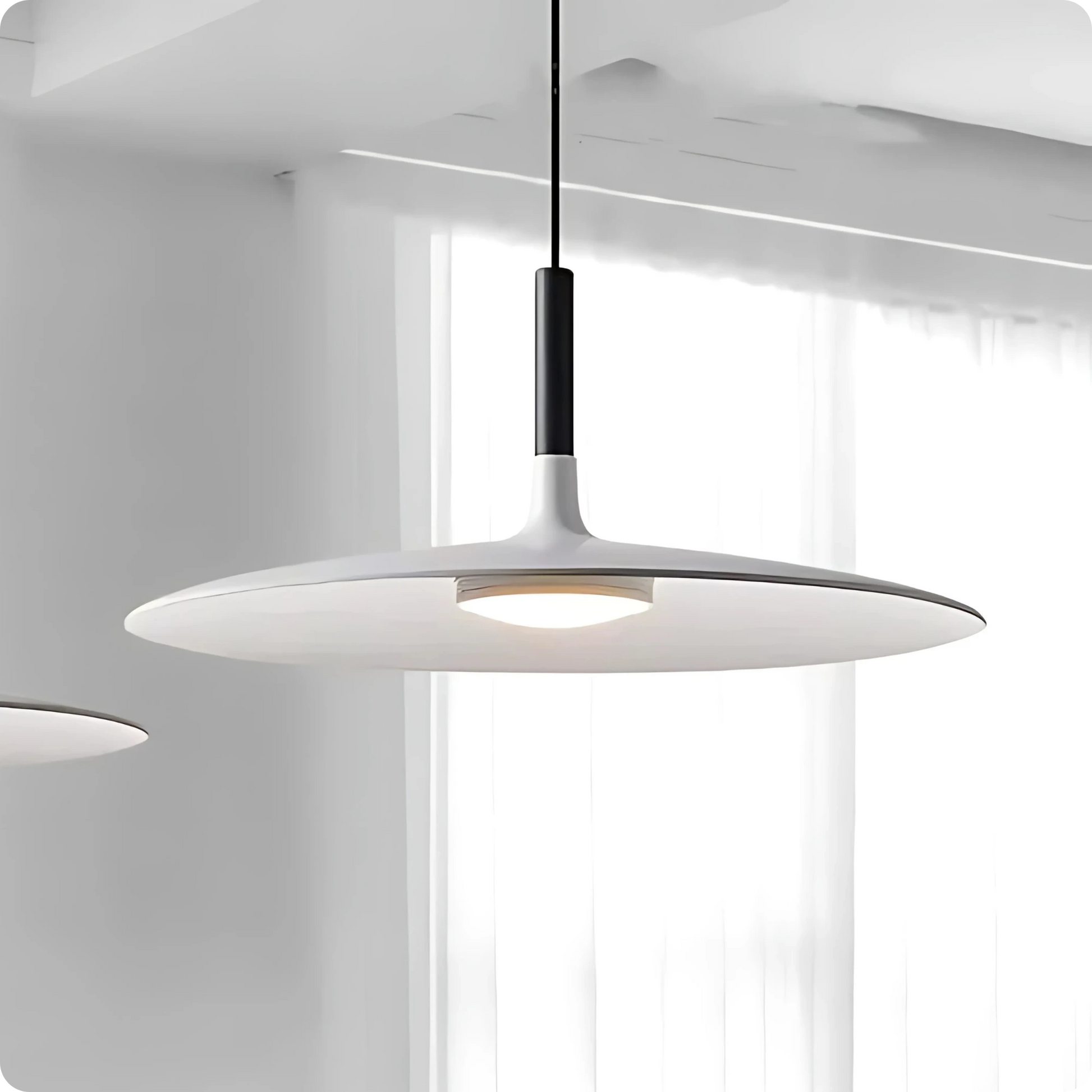 Plafonnier Suspendu Forme Cône Scandinave Moderne - PlafonnierDeco