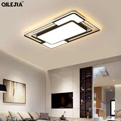 Plafonnier LED Moderne Métal Dimmable + Télécommande