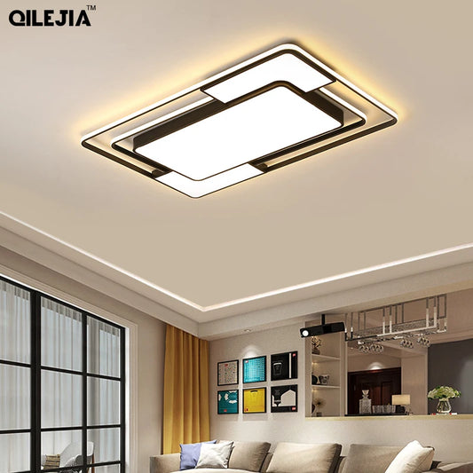 Plafonnier LED Moderne Métal Dimmable + Télécommande