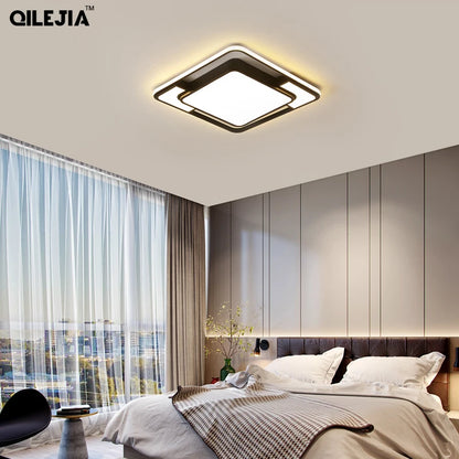 Plafonnier LED Moderne Métal Dimmable + Télécommande