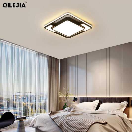 Plafonnier LED Moderne Métal Dimmable + Télécommande