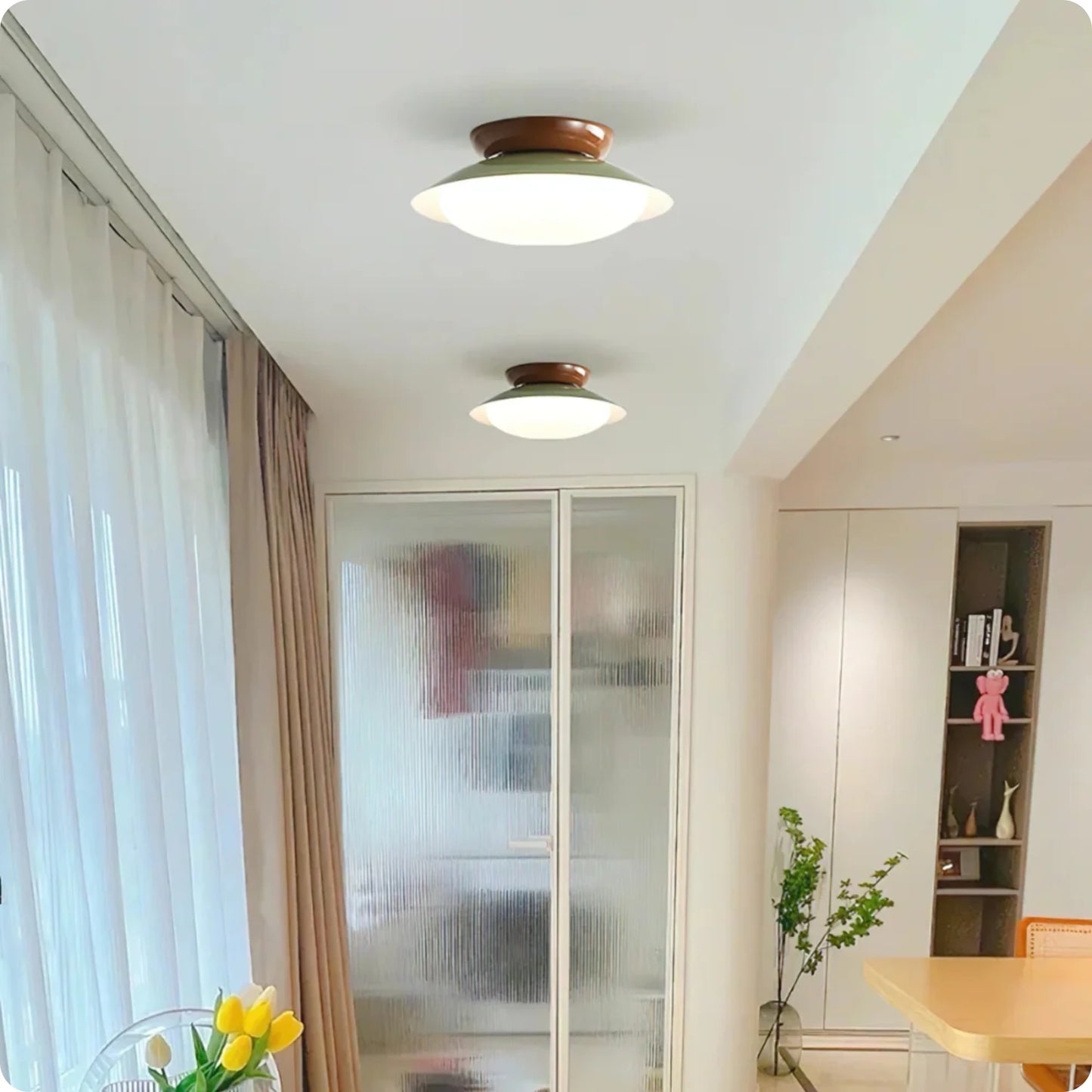Plafonnier LED moderne avec variateur pour éclairage intérieur - PlafonnierDeco