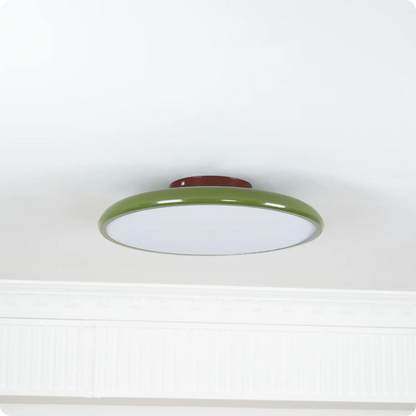 Plafonnier LED rond en métal avec design moderne et décoratif - PlafonnierDeco