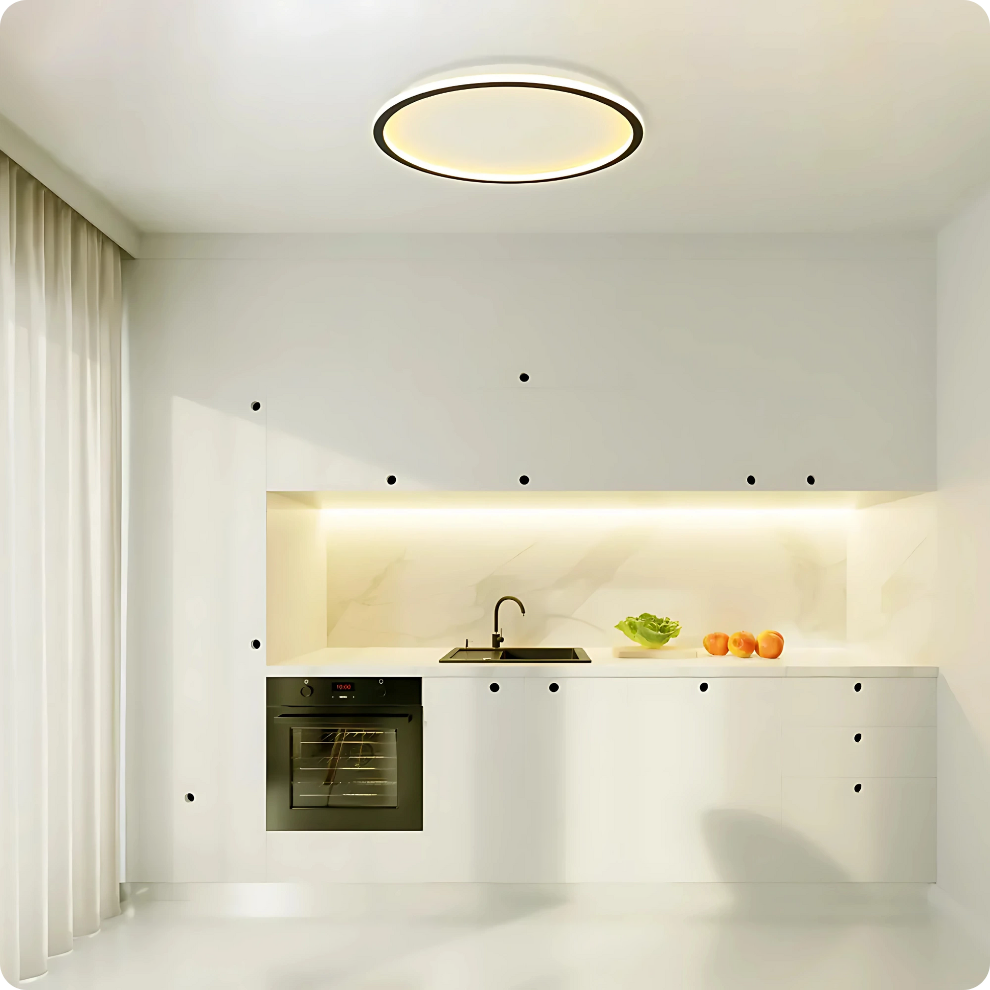 Plafonnier Circulaire Minimaliste LED Dimmable Rond - PlafonnierDeco