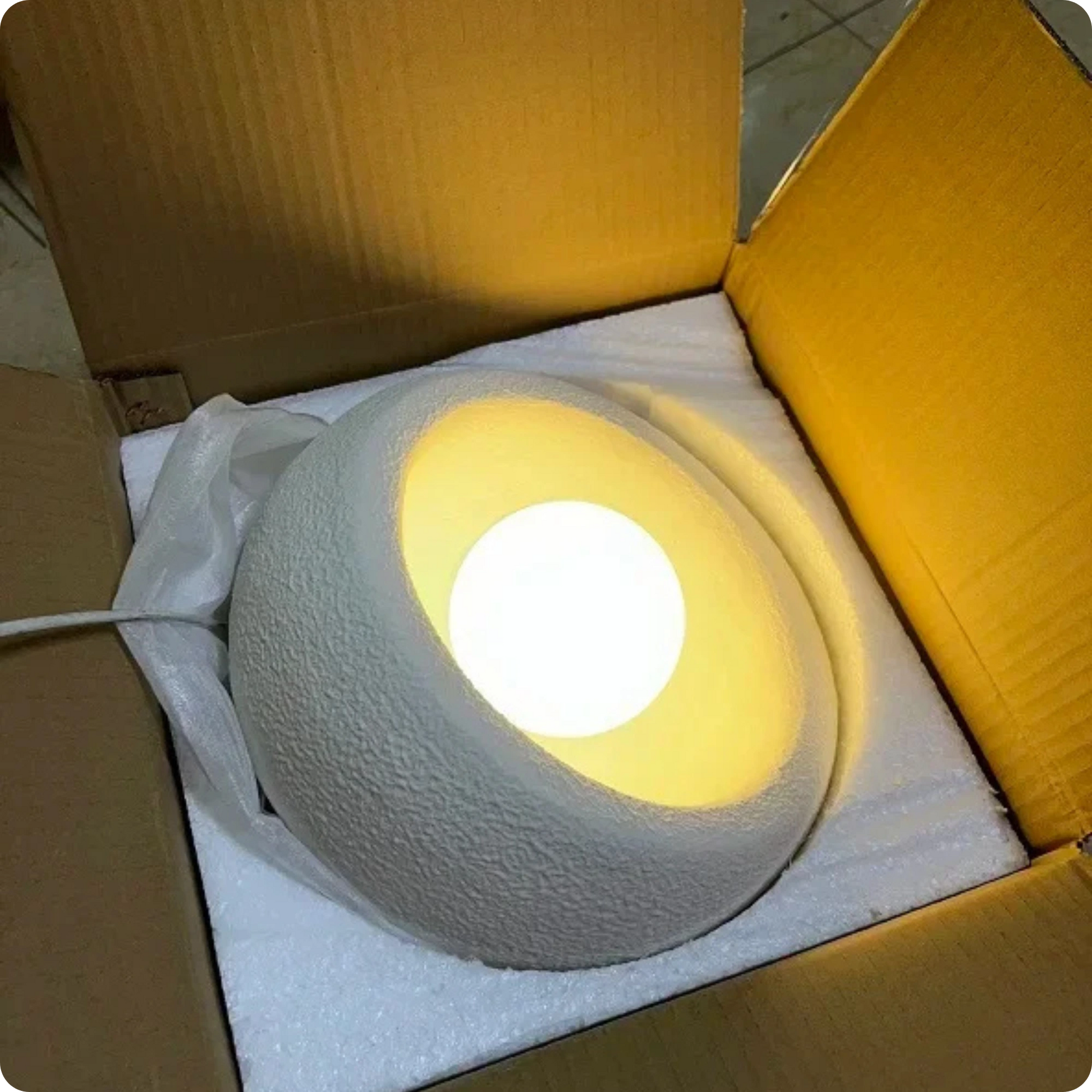 Plafonnier nid d'oiseau rond moderne en métal pour une lumière douce - PlafonnierDeco