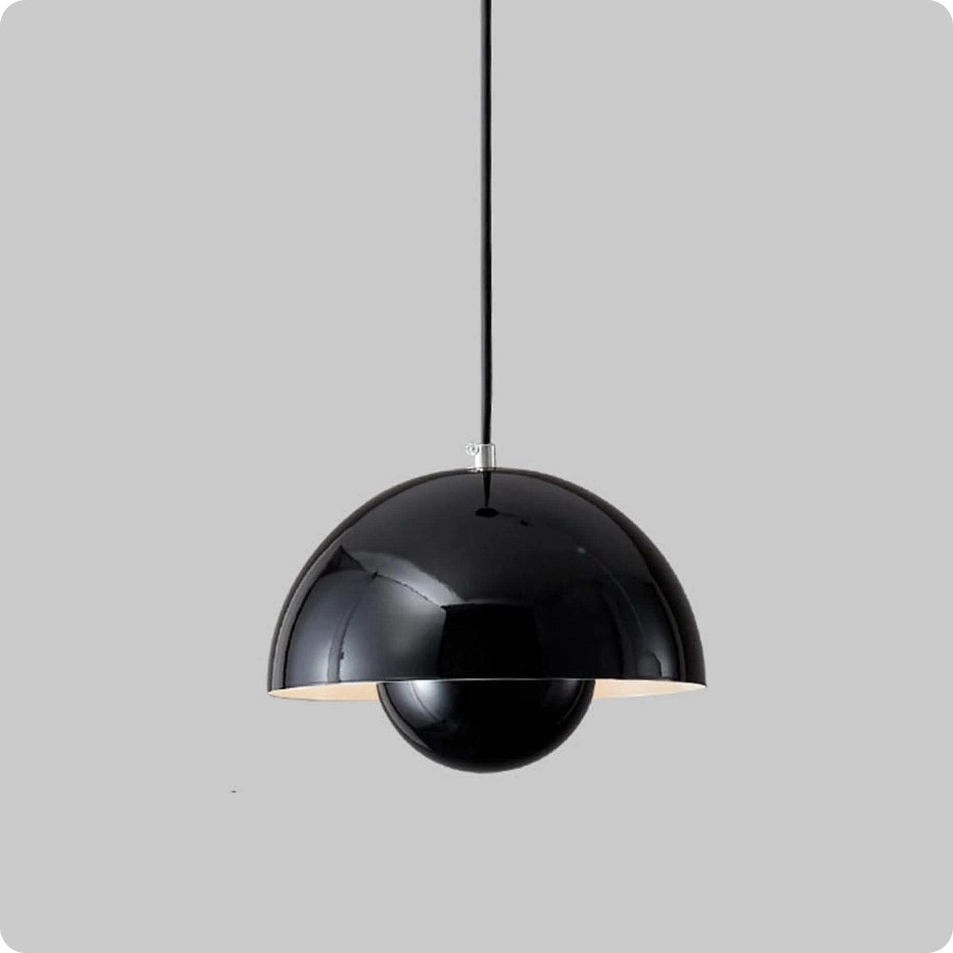Plafonnier LED Suspendu Style Bourgeon en Métal Peint Multicolore - PlafonnierDeco