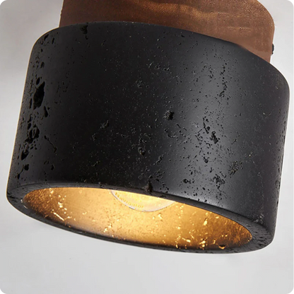 Plafonnier en marbre naturel avec éclairage LED éco-énergétique - PlafonnierDeco