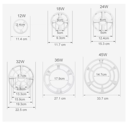 Plafonnier Rond Finition Bois LED | Températures de Couleur Ajustables - PlafonnierDeco