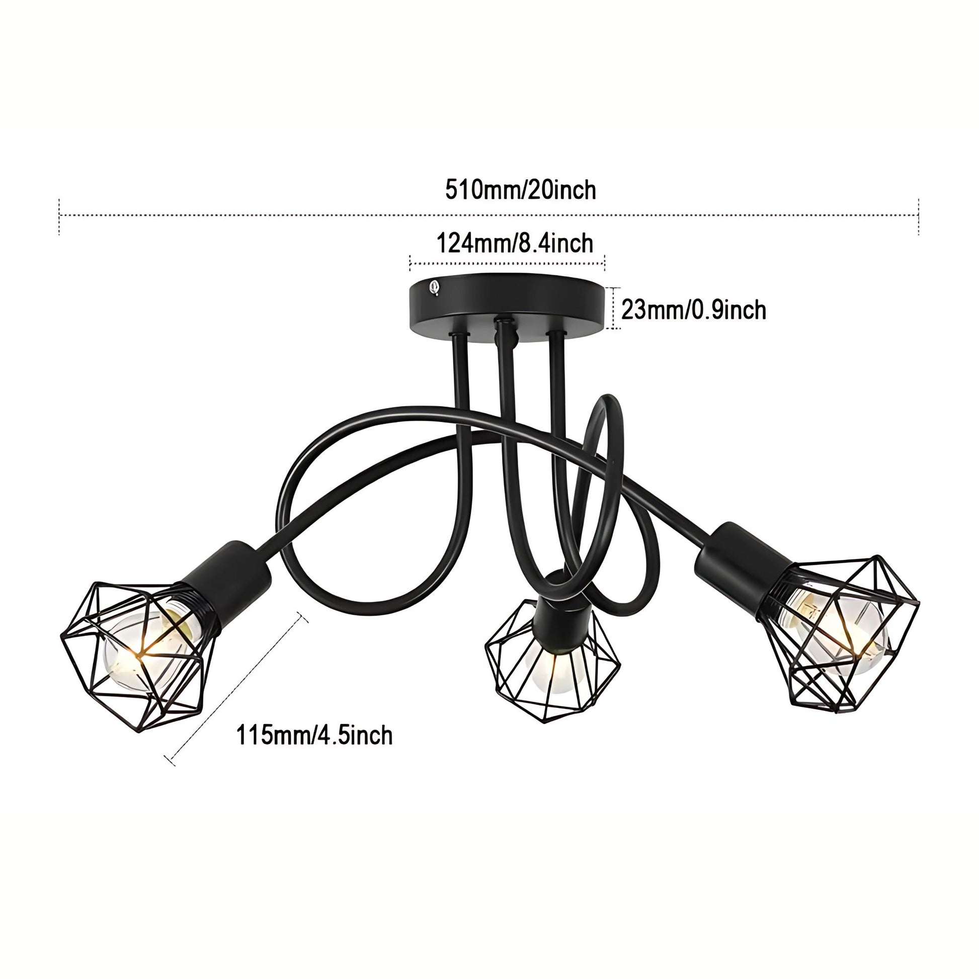 Plafonnier Design Multi-branches Style Moderne LED - PlafonnierDeco