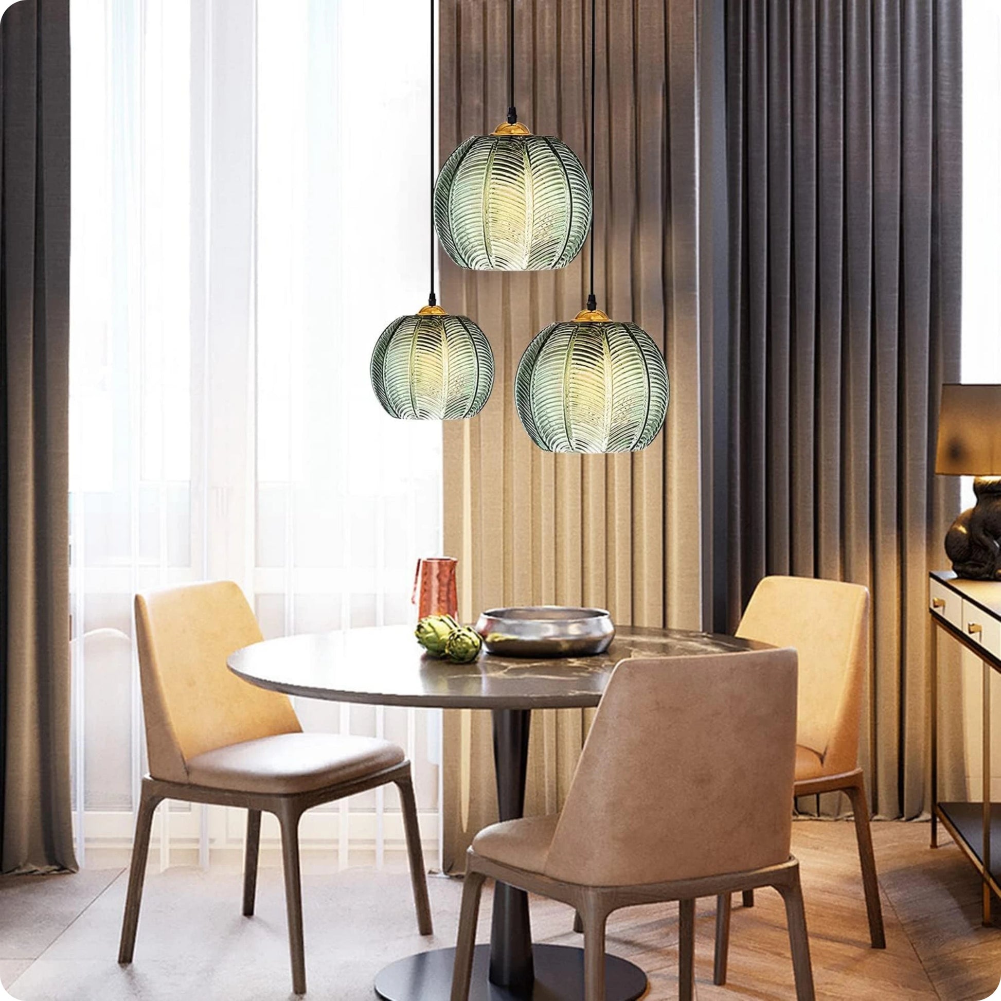 Plafonnier Design Verre Soufflé pour Ambiance Tamisée - PlafonnierDeco