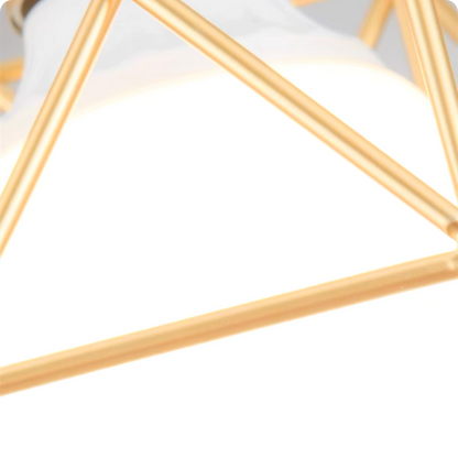 Plafonnier Style Suspension E27 Cage Minimaliste - PlafonnierDeco