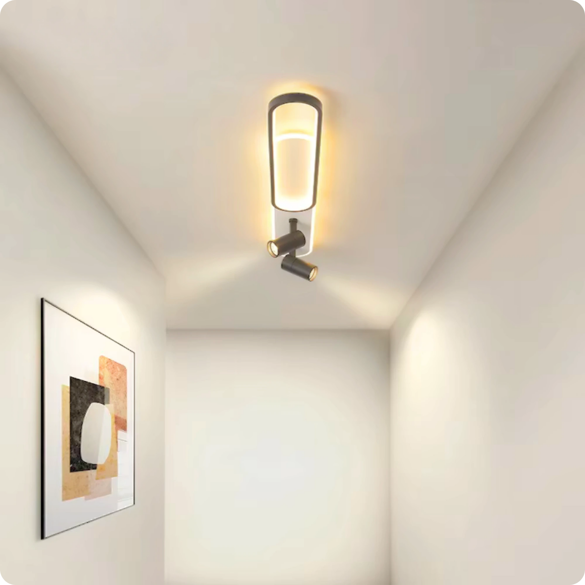 Plafonnier Moderne à Spots LED et Température Changeable - PlafonnierDeco