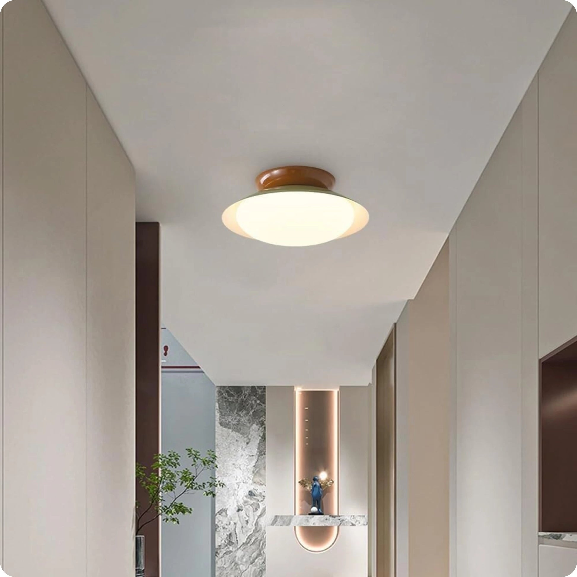 Plafonnier LED moderne avec variateur pour éclairage intérieur - PlafonnierDeco