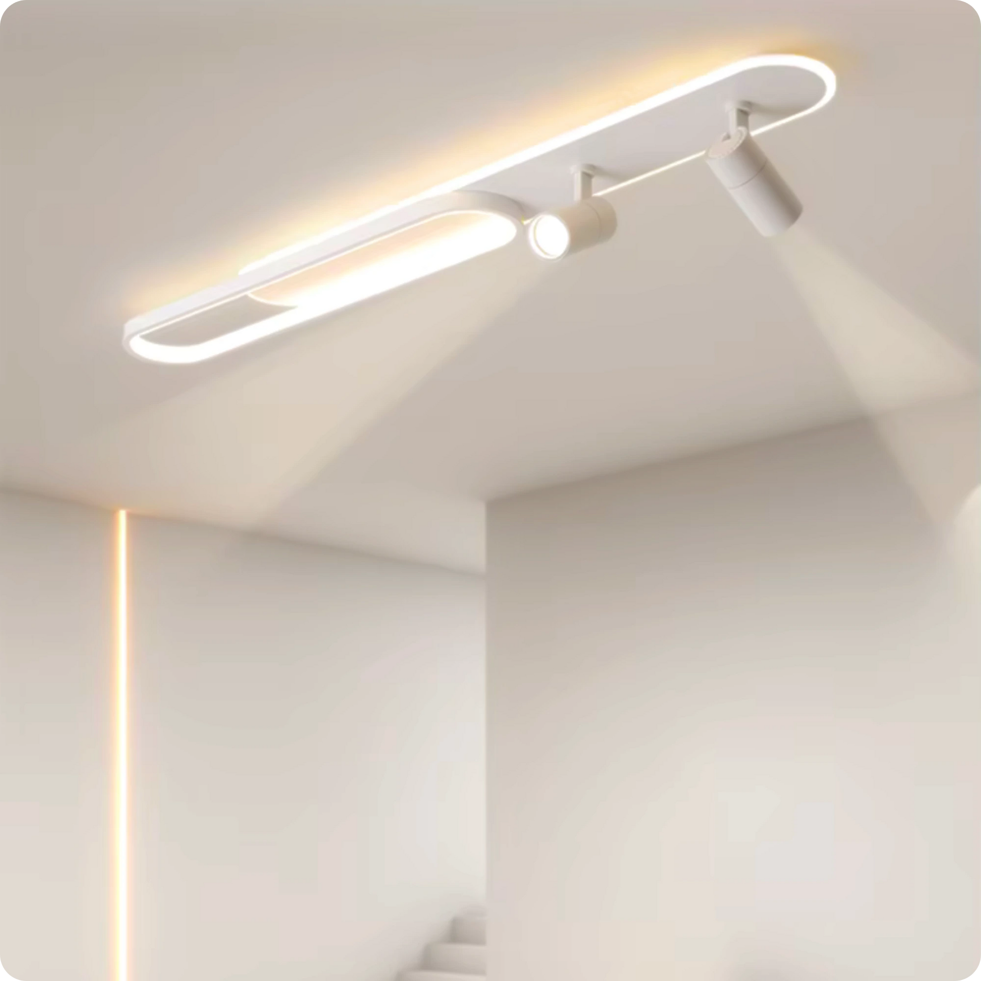 Plafonnier Moderne à Spots LED et Température Changeable - PlafonnierDeco